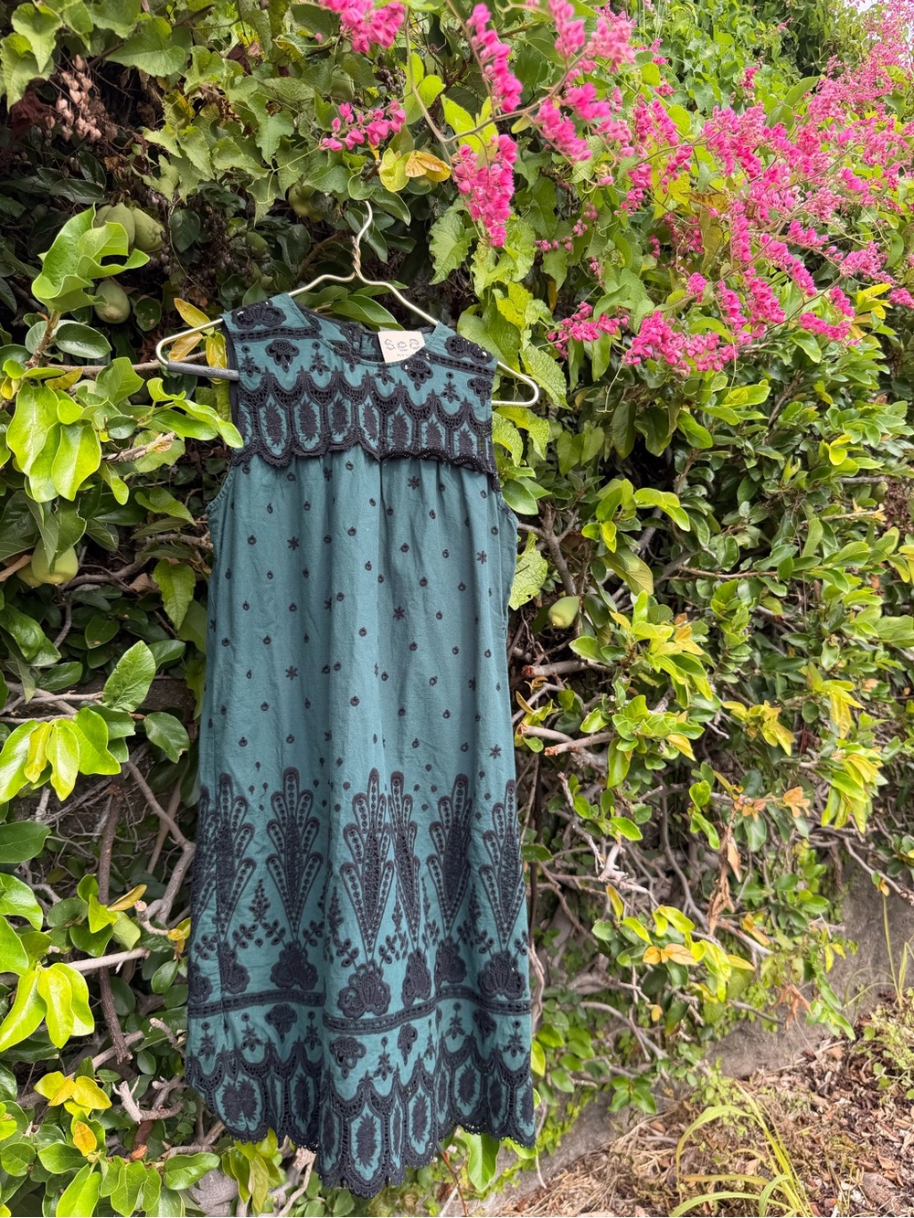 SEA New York Broderie Anglaise Cotton Eyelet A line shift